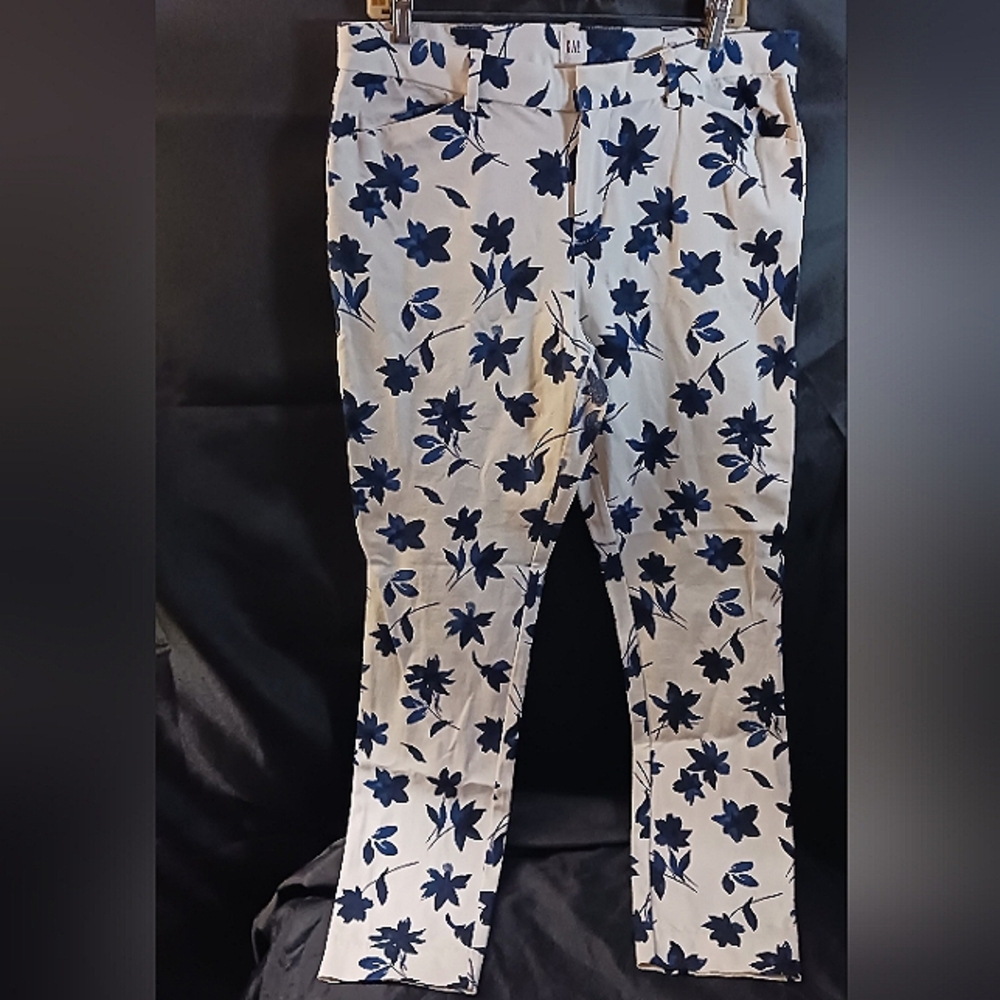 Gap floral trousers sz 12 tall